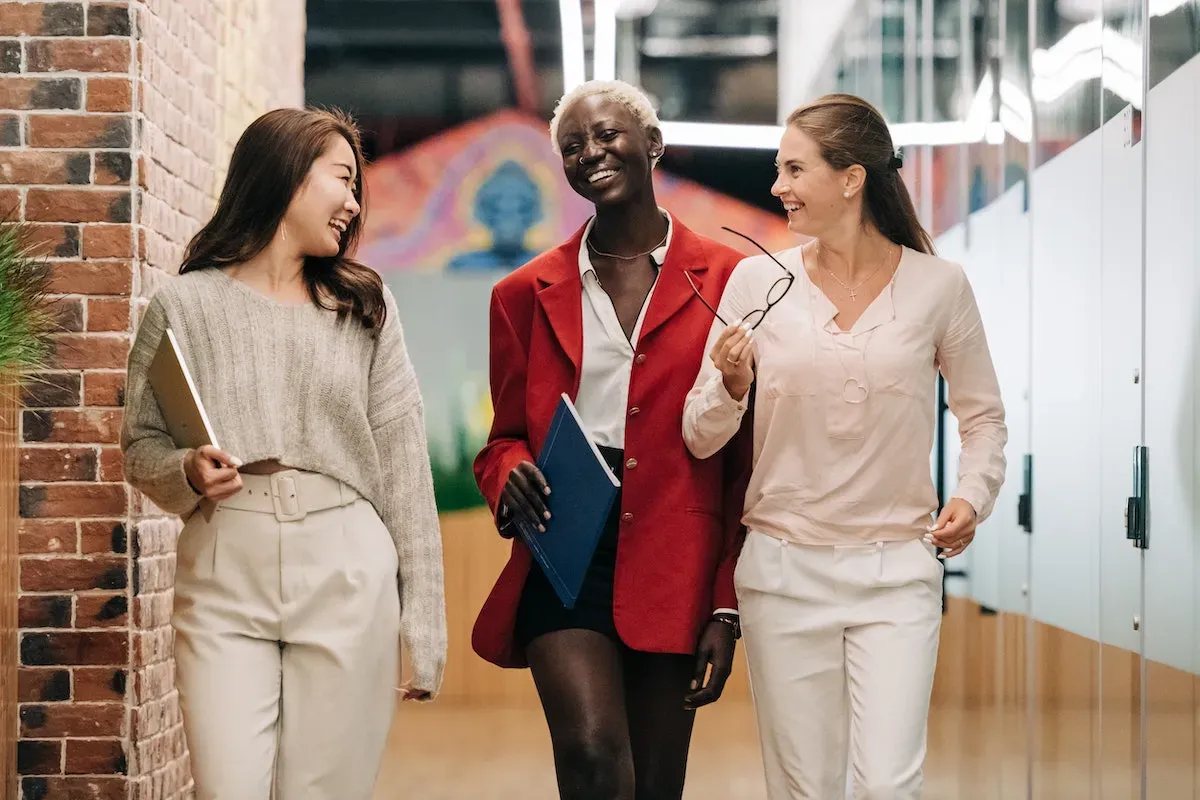 Women in professional outfits
